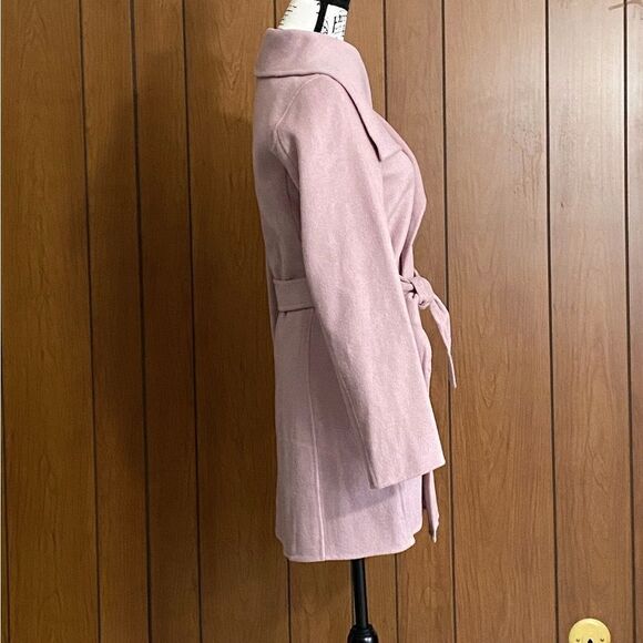Tahari double face lightweight wool wrap coat size S - Picture 6 of 10